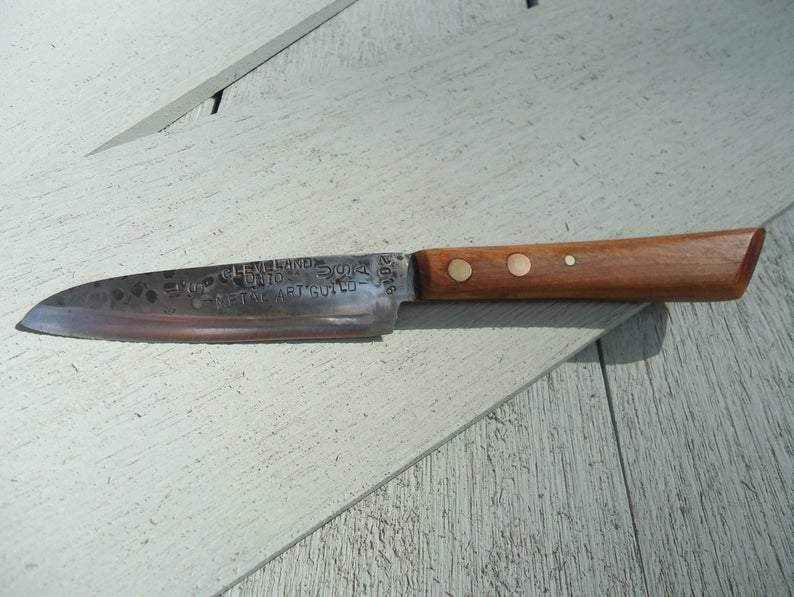 hand-forged kitchen knife by Metals Artisan