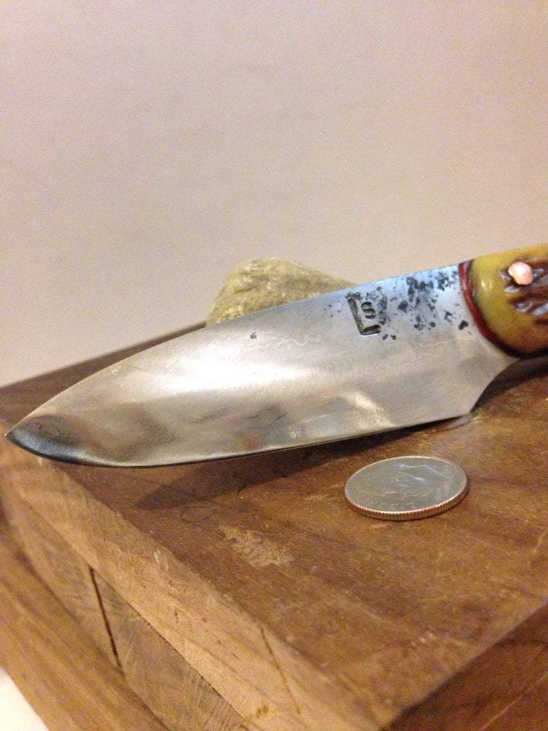 hand-forged San Mai knife by Metals Artisan