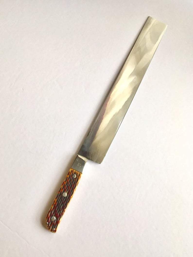 large chalef kosher halal knife by Laevi Susman